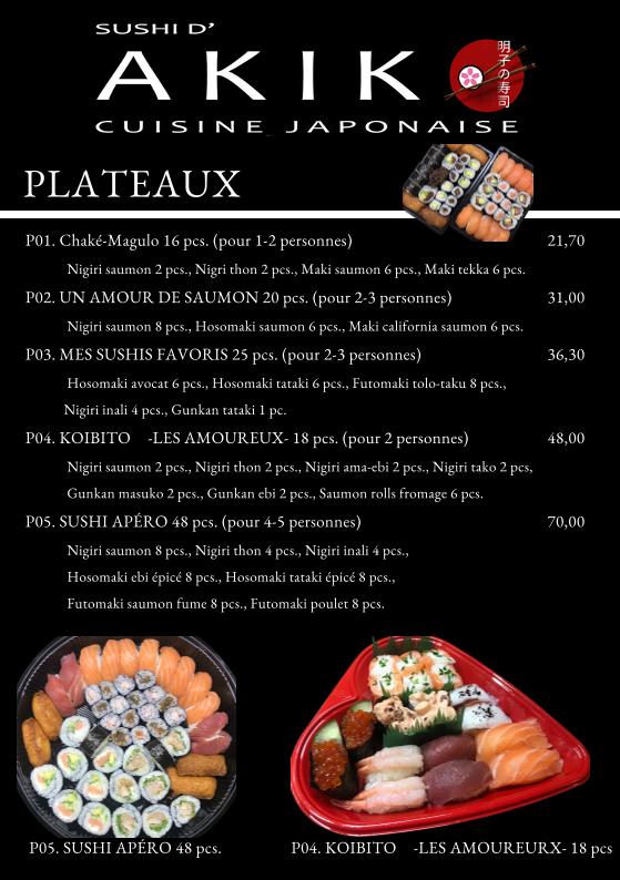 Sushi d’Akiko - Menu Image 3